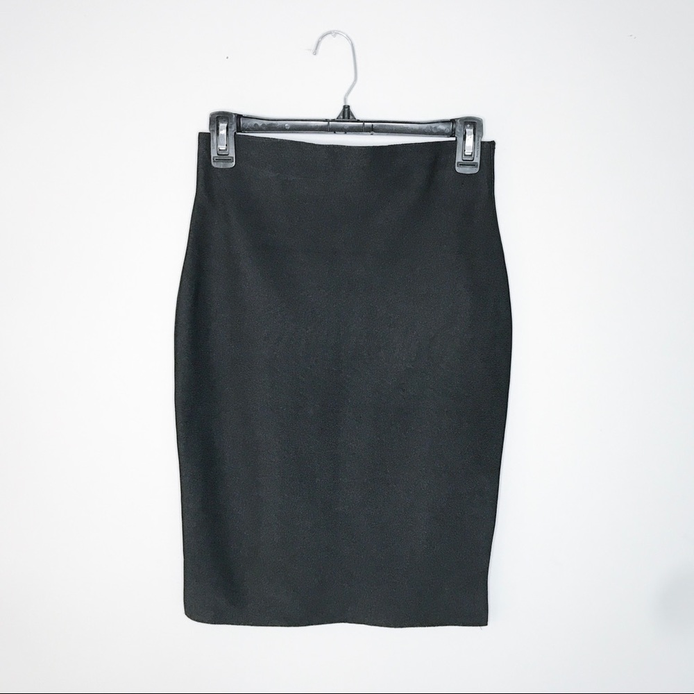 Chelsea Black Bodycon Pencil Skirt